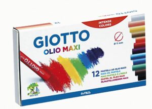 GIOTTO PASTELS HUILE BOITE DE 12