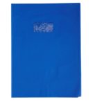 PROTEGE CAHIER 17X22 OPAQUE BLEU