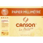 CANSON POCHETTE PAPIER MILLIMETRE