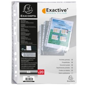 POCHETTES PERFOREES EXACTIVE EXACOMPTA