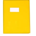 PROTEGE CAHIER 17X22 CRISTAL JAUNE