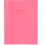 PROTEGE CAHIER 17X22 OPAQUE ROSE