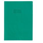 PROTEGE CAHIER 17X22 OPAQUE VERT