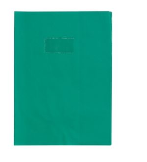 PROTEGE CAHIER 17X22 OPAQUE VERT