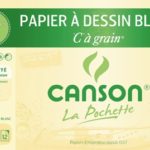 CANSON POCHETTE DESSIN C A GRAIN A4 224G