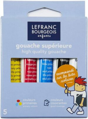 LEFRANC BOURGEOIS GOUACHE SET DE 5 TUBES 10ML