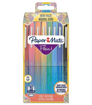 PAPERMATE FLAIR ORIGINAL FEUTRES POCHETTE DE 16