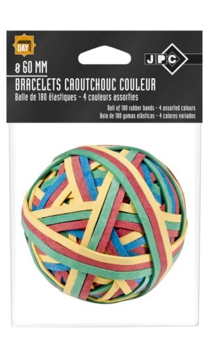 BRACELETS CAOUTCHOUC ASSORTIS COULEUR