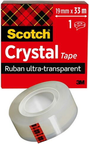 3M SCOTCH RUBAN ADHESIF 600 CRYSTAL