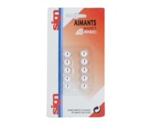 AIMANTS 9MM ARGENT MAPED