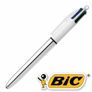 BIC 4 COULEURS SHINE ARGENT