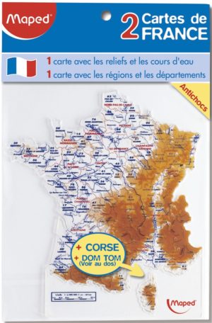 CARTE DE FRANCE MAPED