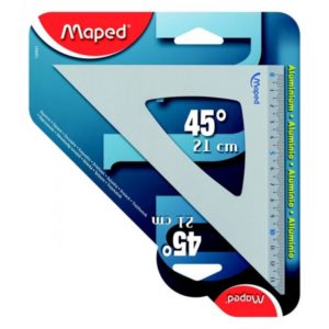 MAPED EQUERRE METAL 45° 21 CM