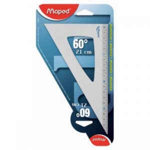 MAPED EQUERRE METAL 60° 21 CM