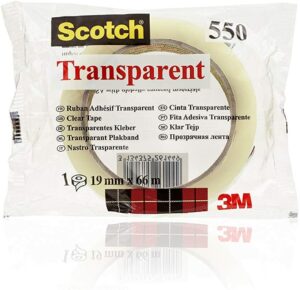 3M SCOTCH RUBAN ADHESIF TRANSPARENT 19X66