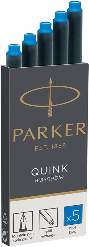 PARKER  CARTOUCHES BLEU