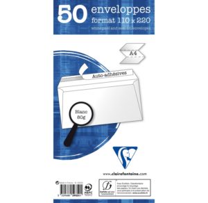 PAQUET 50 ENVELOPPES DL