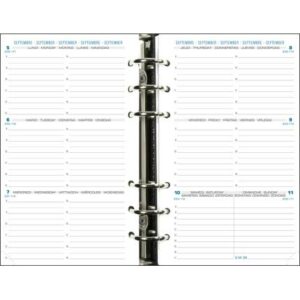 EXACOMPTA RECHARGE 2025 2026 EXATIME 17 HORIZONTAL