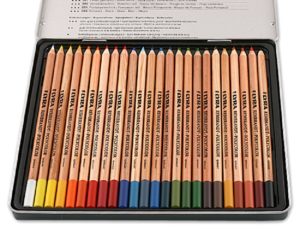 CRAYONS DE COULEUR LYRA REMBRANDT POLYCOLOR BOITE DE 24