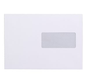 CARTON 500 ENVELOPPES C5 BLANCHES A FENETRE