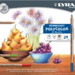 CRAYONS DE COULEUR LYRA REMBRANDT POLYCOLOR BOITE DE 24