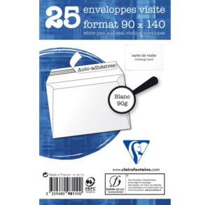 ENVELOPPES DE VISITE /25