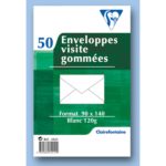 ENVELOPPES DE VISITE /50 GOMMEES