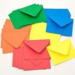 ENVELOPPES ET CARTES COULEURS