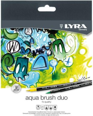 LYRA FEUTRES AQUA BRUSH DUO BOITE DE 24