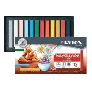 LYRA CRAIES PASTELS POLYCRAYONS BOITE DE 12 - Image 2