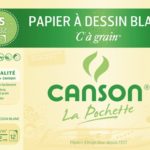 CANSON POCHETTE DESSIN C A GRAIN 24X32 125G