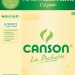 CANSON POCHETTE DESSIN C A GRAIN A3 224G