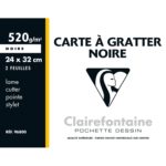 CLAIREFONTAINE POCHETTE CARTE A GRATTER