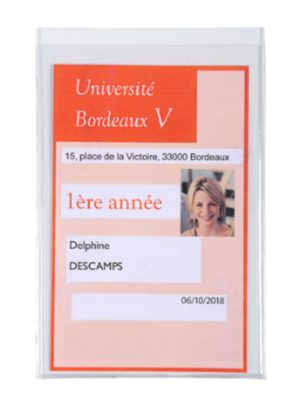 EXACOMPTA ETUI DE PROTECTION CARTE ETUDIANT