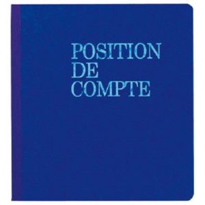 POSITION DE COMPTE 21 X 19