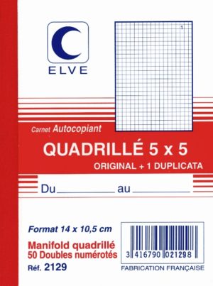 MANIFOLD QUADRILLE 105 X 148 DUPLI