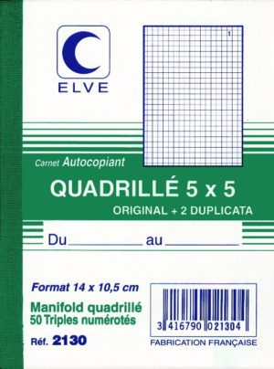 MANIFOLD QUADRILLE 105 X 148 TRIPLI