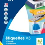 ETIQUETTES A5 FORMAT 38,5X26,5