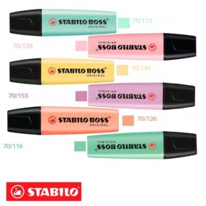 SURLIGNEUR STABILO BOSS PASTEL POCHETTE DE 6