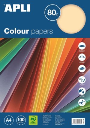 PAPIER COULEUR ASSORTIE PASTEL