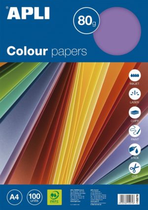 PAPIER COULEURS PASTELS ASSORTIES