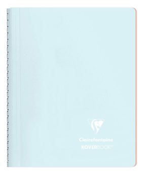 CLAIREFONTAINE KOVERBBOK BLUSH CARNET A5 PIQUE BLEU GIVRE