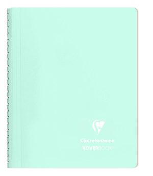 CLAIREFONTAINE KOVERBBOK BLUSH CARNET A5 SPIRALE BLEU GIVRE