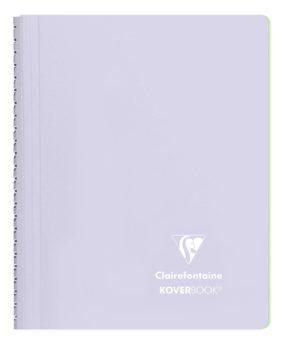 CLAIREFONTAINE KOVERBBOK BLUSH CARNET A5 SPIRALE BLEU GIVRE