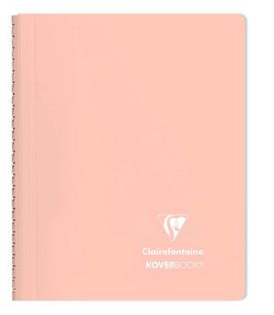 CLAIREFONTAINE KOVERBBOK BLUSH CARNET A5 SPIRALE BLEU GIVRE