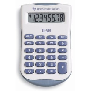 TEXAS INSTRUMENT CALCULATRICE TI501 SV