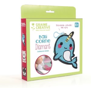 GRAINE CREATIVE DIAMANT MOSAIQUE PORTE MONNAIE BALICORNE