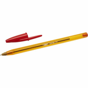 BIC CRISTAL ORIGINAL FIN ROUGE