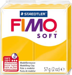 FIMO SOFT PAIN JAUNE CITRON