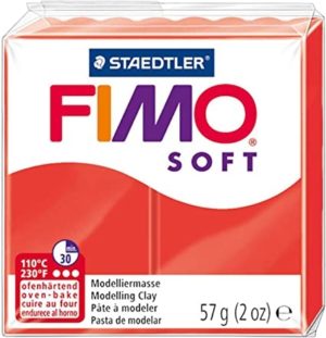 FIMO SOFT PAIN ROUGE CERISE